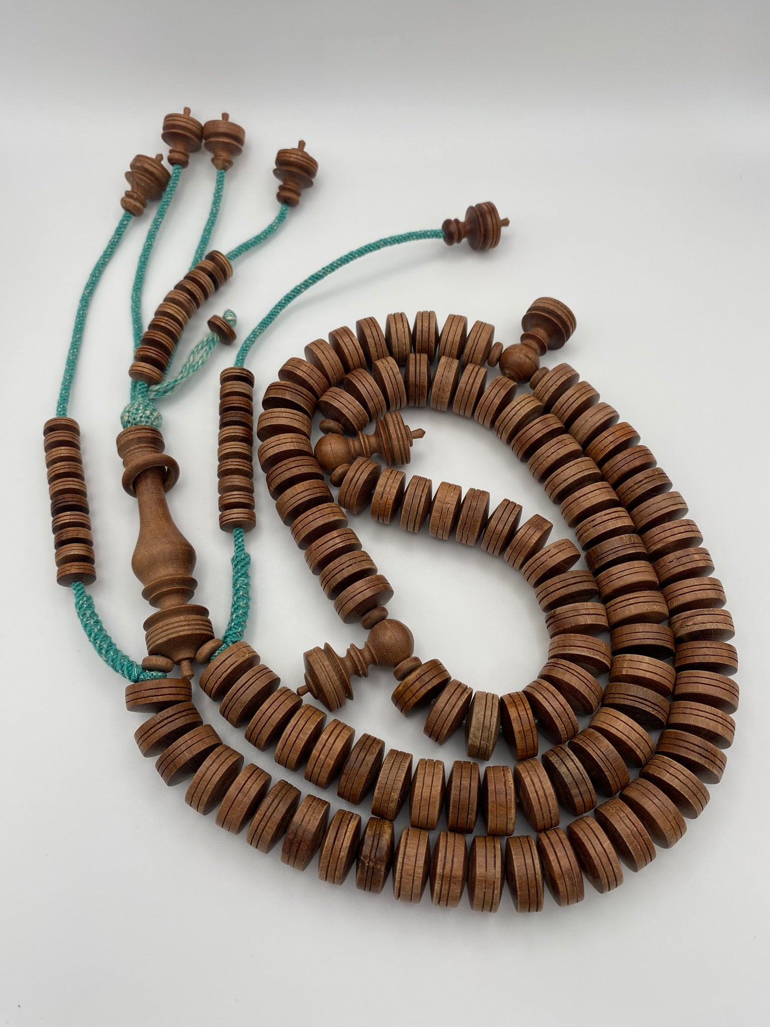 Verdant Teal Ironwood Misbaha